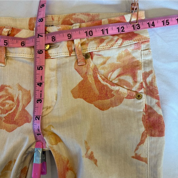 Hudson Collin Crop Floral Skinny Stretch Denim Jean Size 24 EUC - Picture 15 of 16